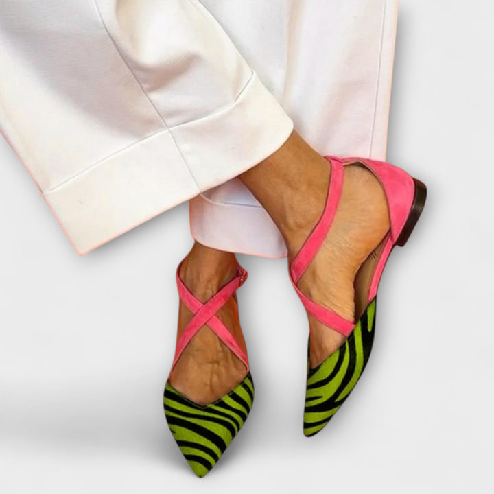 Ballerines à Motif Zèbre