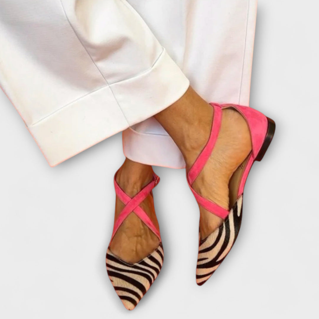 Ballerines à Motif Zèbre