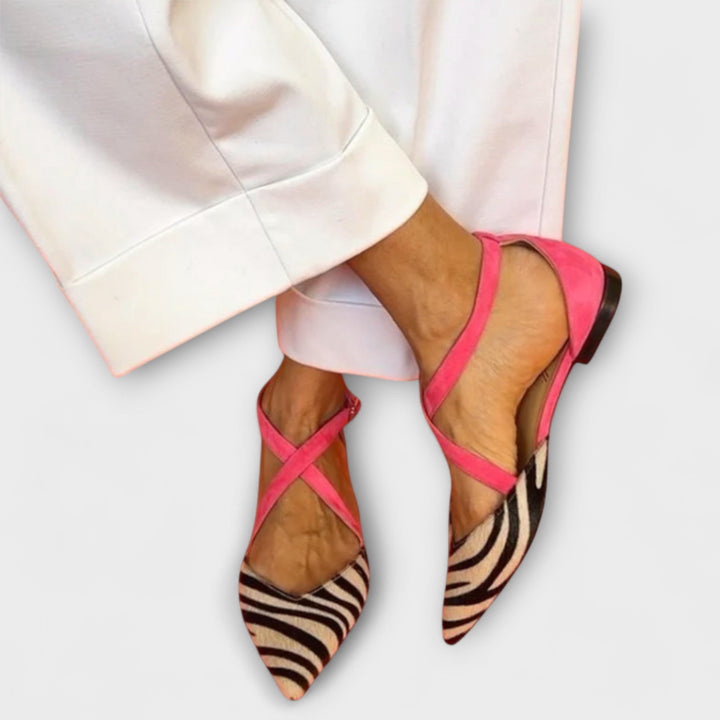 Ballerines à Motif Zèbre