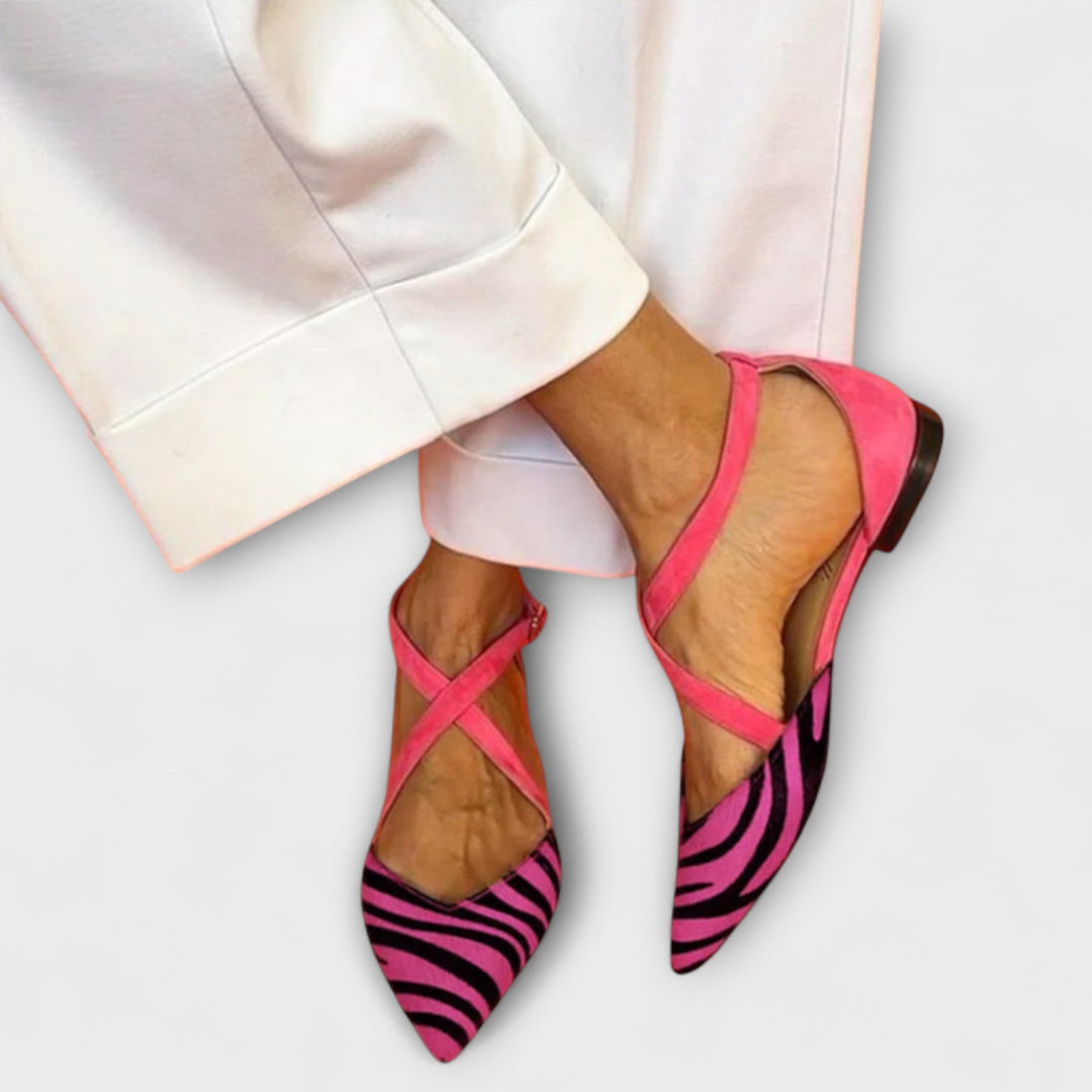 Ballerines à Motif Zèbre