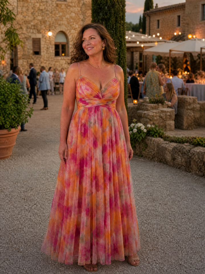 Sylvaine | Robe Maxi avec Bretelles