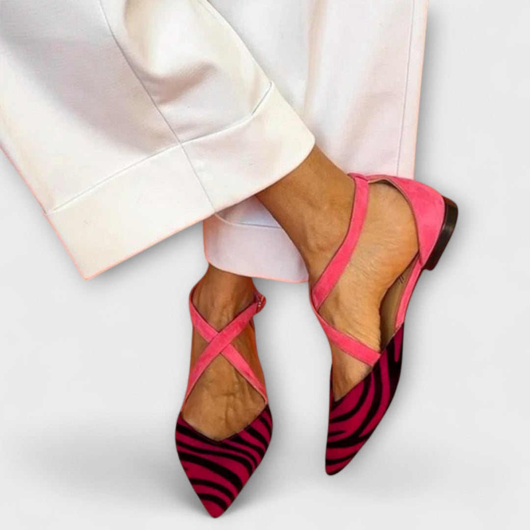 Ballerines à Motif Zèbre