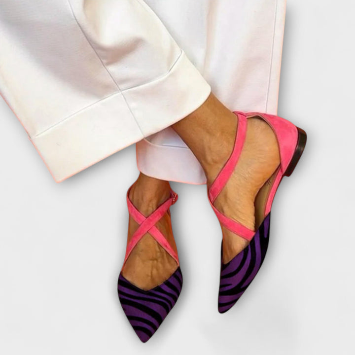 Ballerines à Motif Zèbre