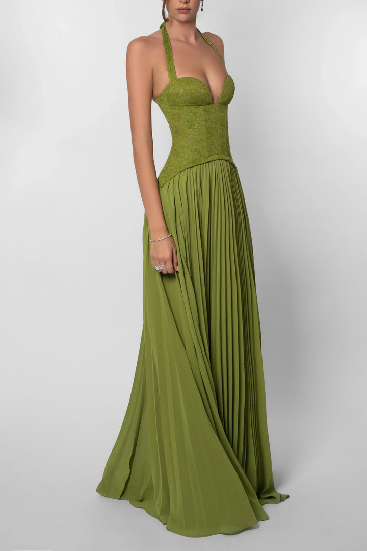 Geneviève | Robe Maxi Verdante