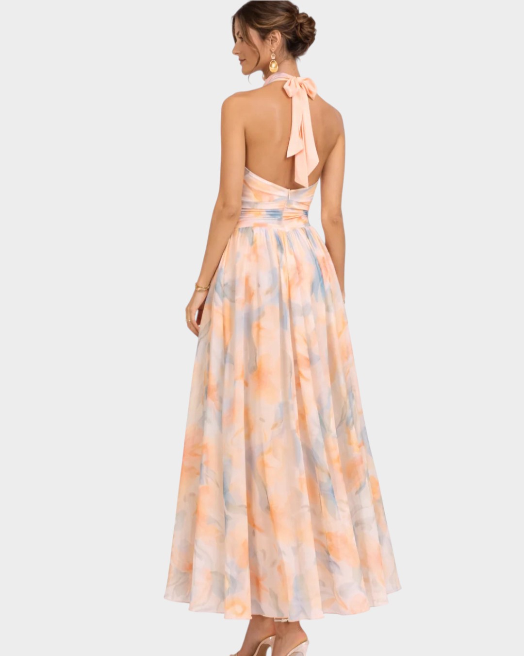 Ombeline | ROBE MAXI À COL HALTER