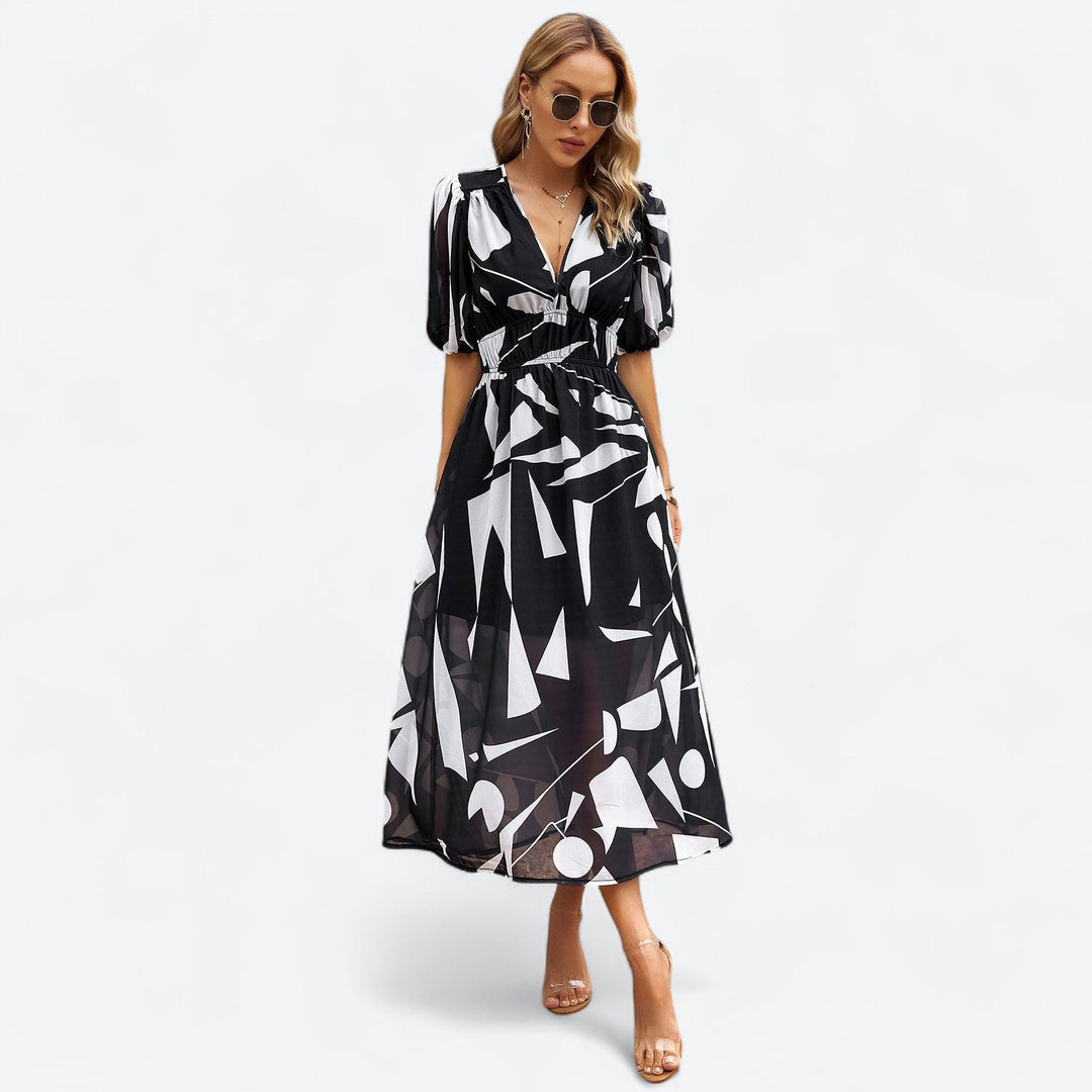 Lea | Robe charmante avec décolleté en V