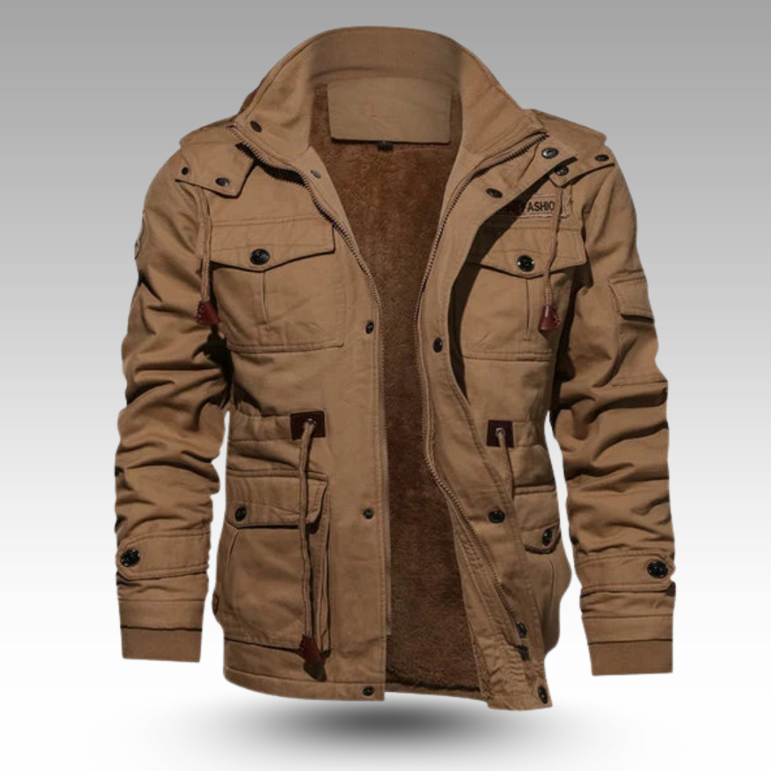 Delphine - Manteau Moderne avec Multiples Poches