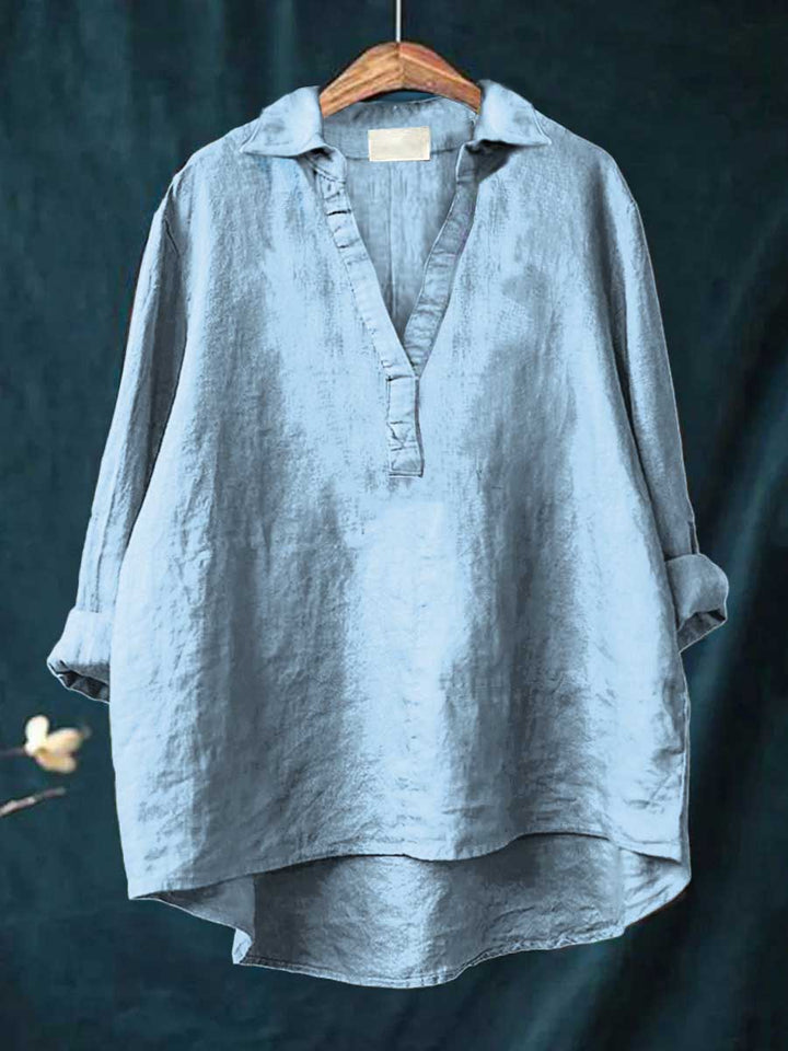 Beatrice | Blouse en Lin Élégante pour l'Été