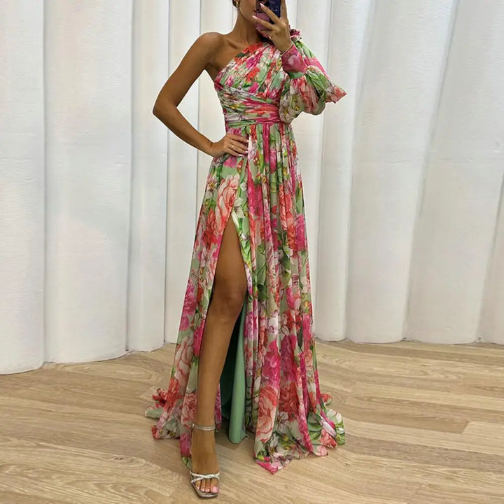 Cyrille | Robe asymétrique à une épaule
