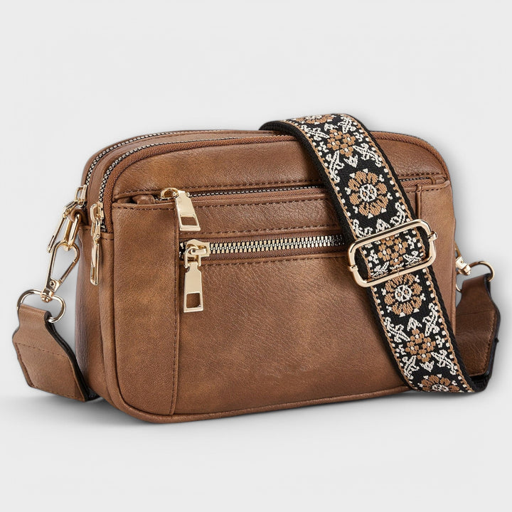 Fabienne - Sac bandoulière en cuir vegan