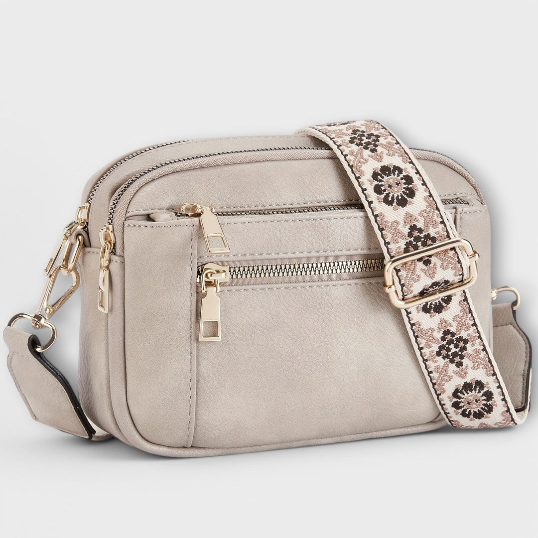 Fabienne - Sac bandoulière en cuir vegan