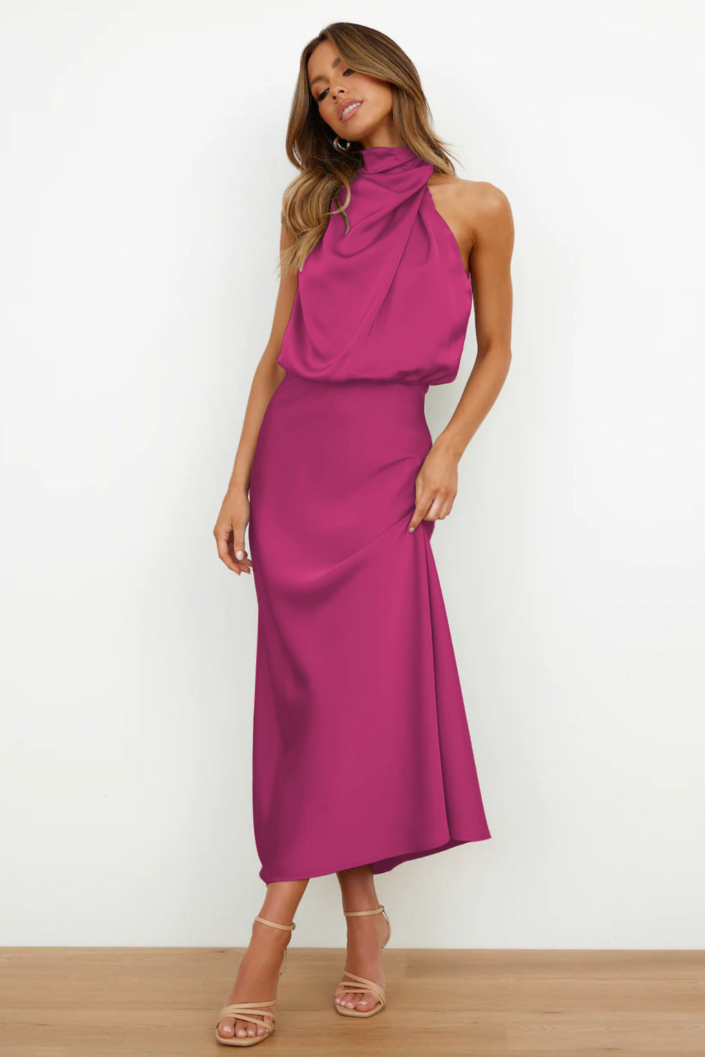 Margaux | Robe de soirée élégante avec col halter