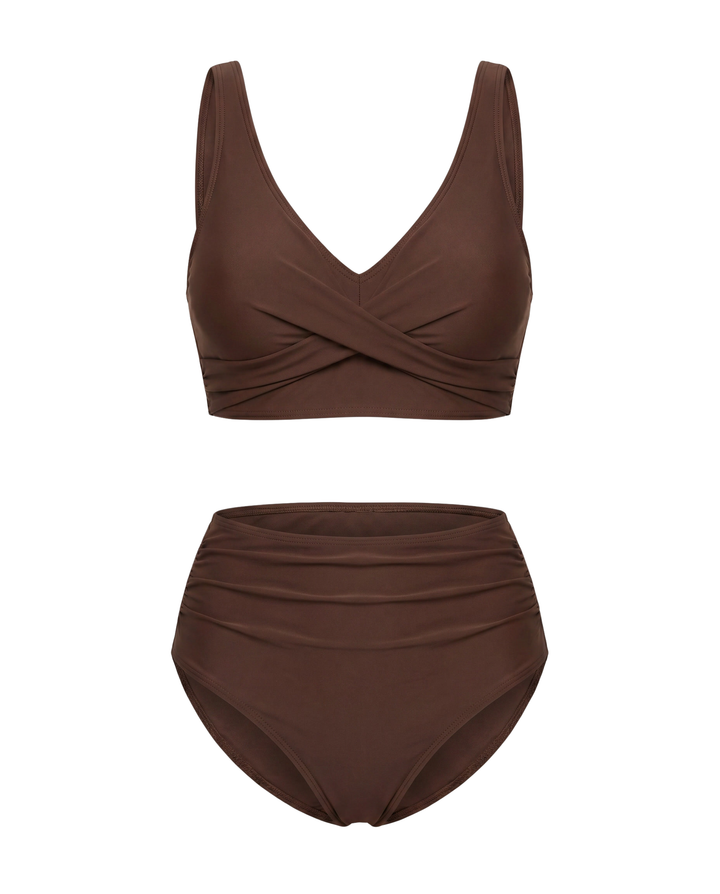 Ensemble de Bikini Taille Haute Premium