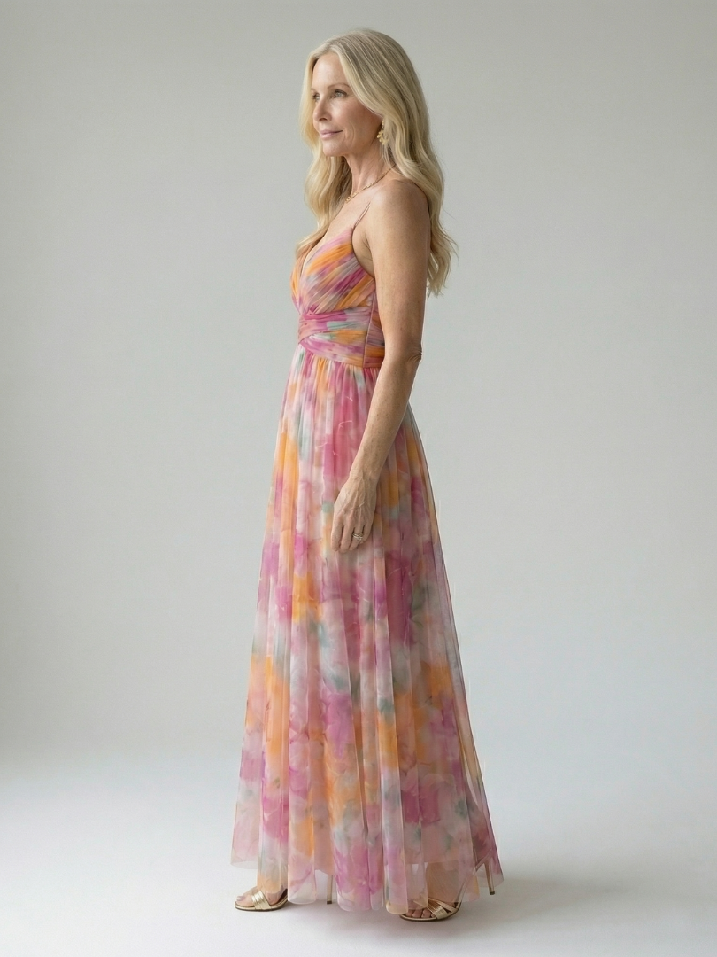 Sylvaine | Robe Maxi avec Bretelles