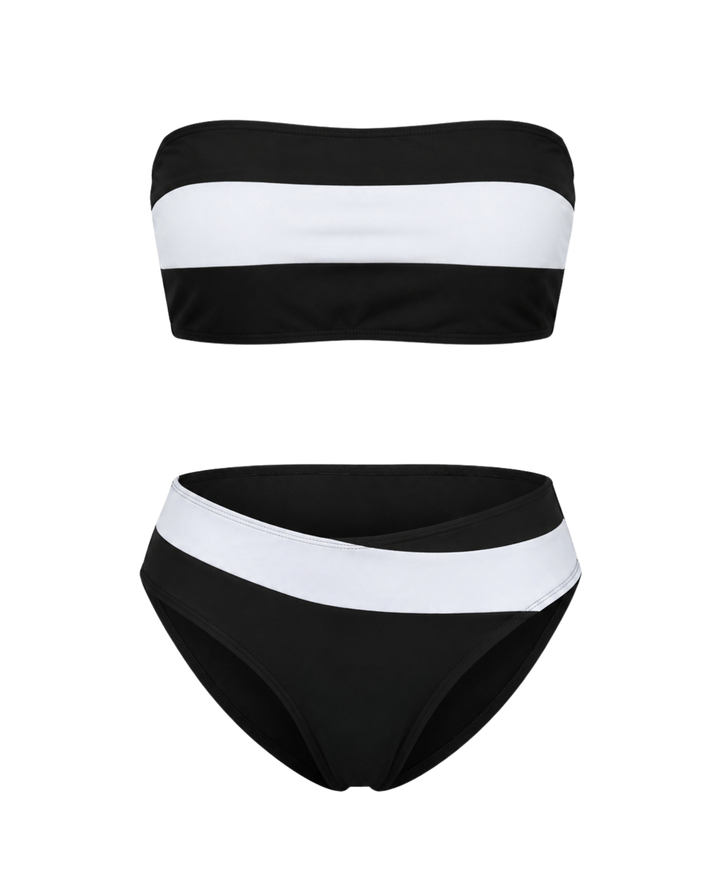 Bikini Colorblock Contrasté