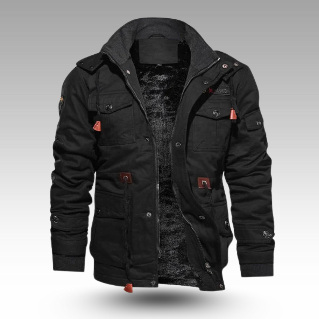 Delphine - Manteau Moderne avec Multiples Poches