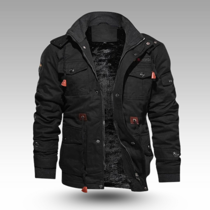 Delphine - Manteau Moderne avec Multiples Poches