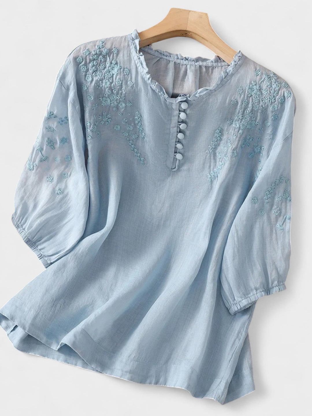 Justine | Blouse en Coton et Lin