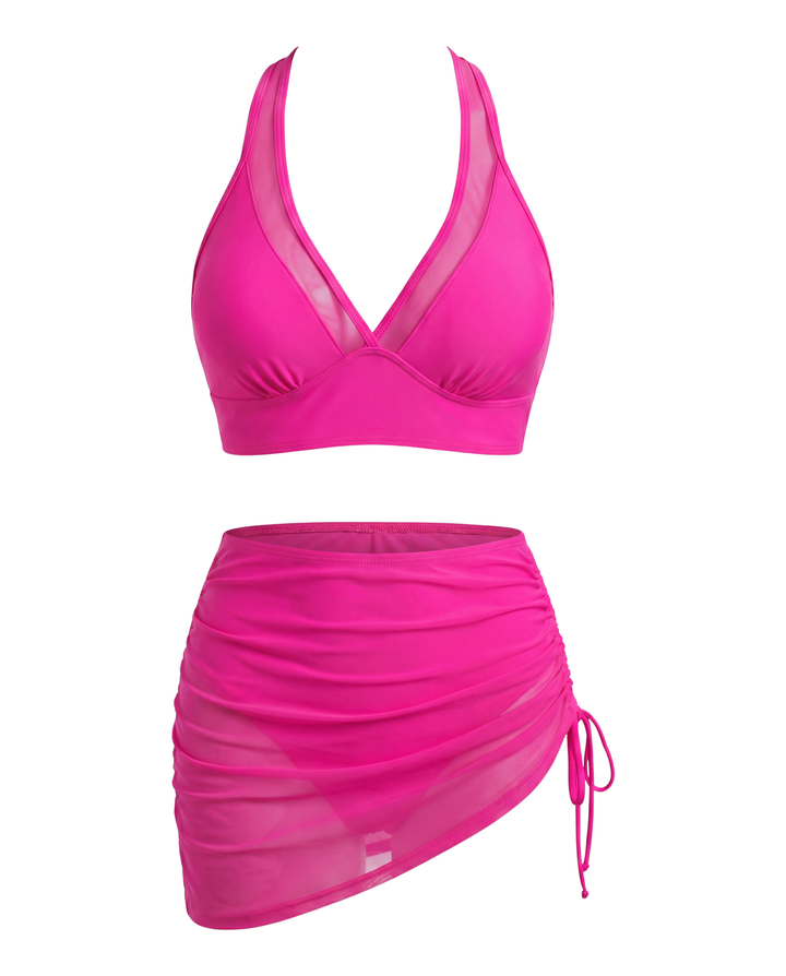 Ensemble de Bikini à Cordon Réglable