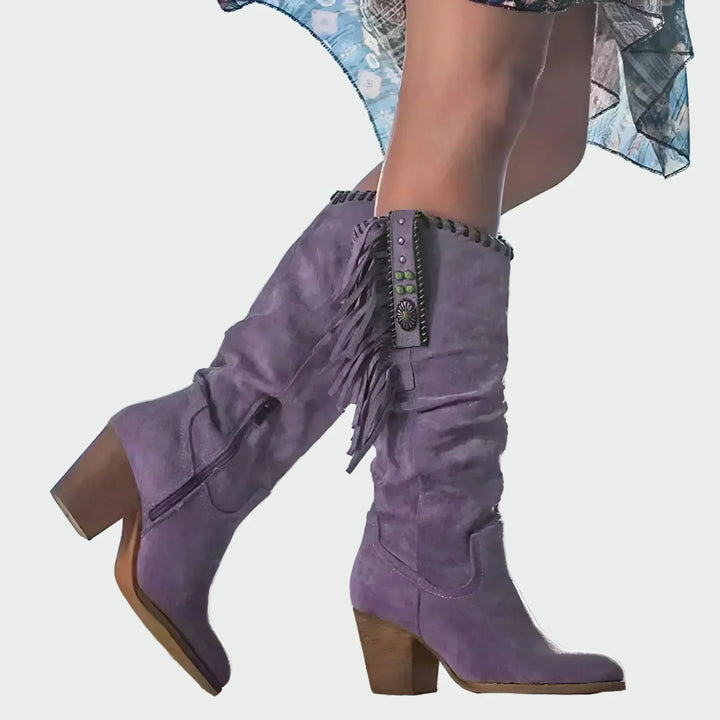 Bottes en Cuir Confortables
