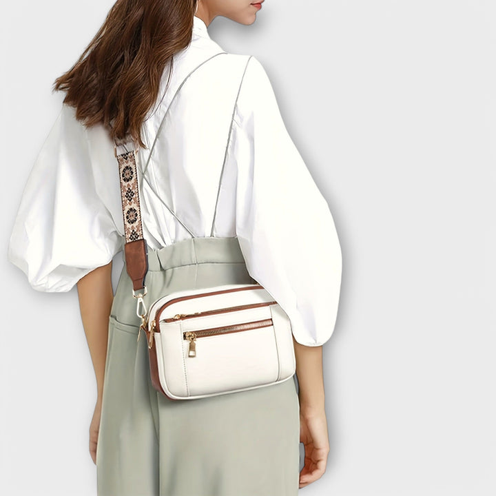 Fabienne - Sac bandoulière en cuir vegan