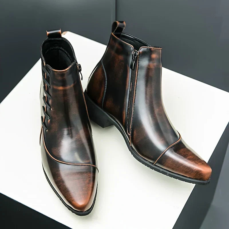 Blanche - Bottes en Cuir Élégantes