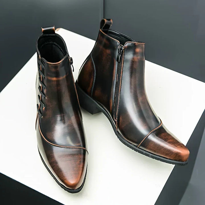 Blanche - Bottes en Cuir Élégantes