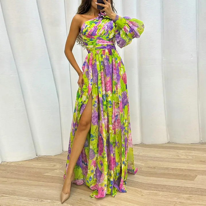 Cyrille | Robe asymétrique à une épaule