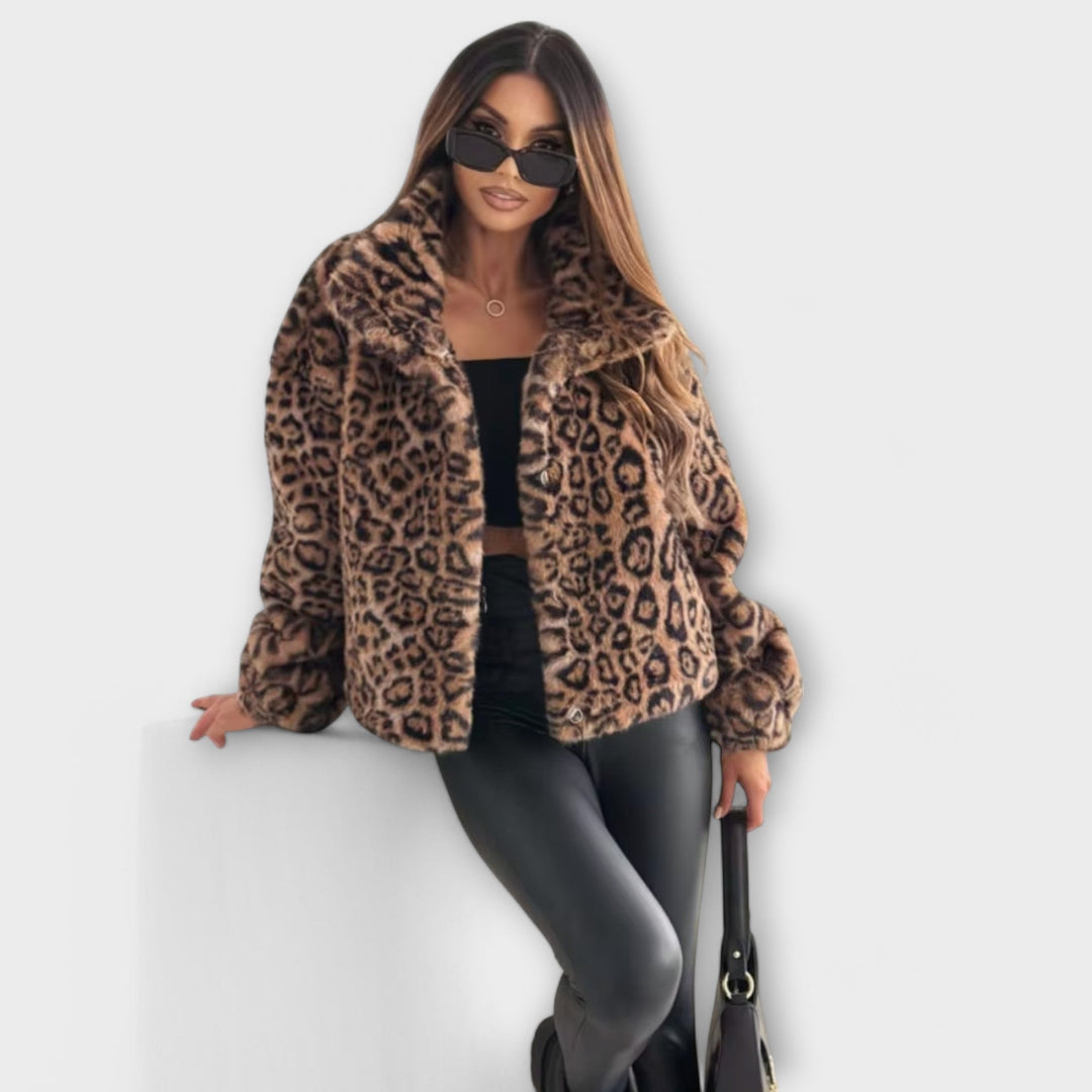 Émilie | Manteau Léopard