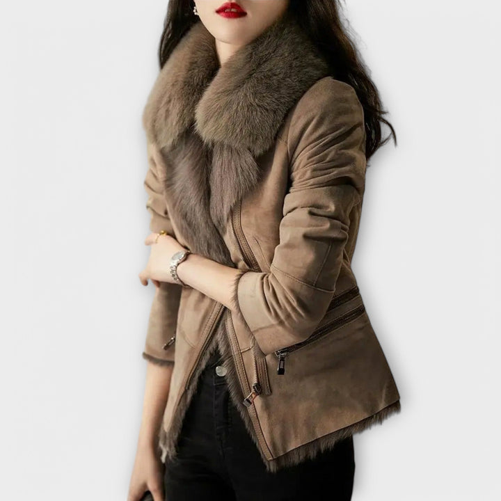 Mireille | Manteau en agneau de luxe
