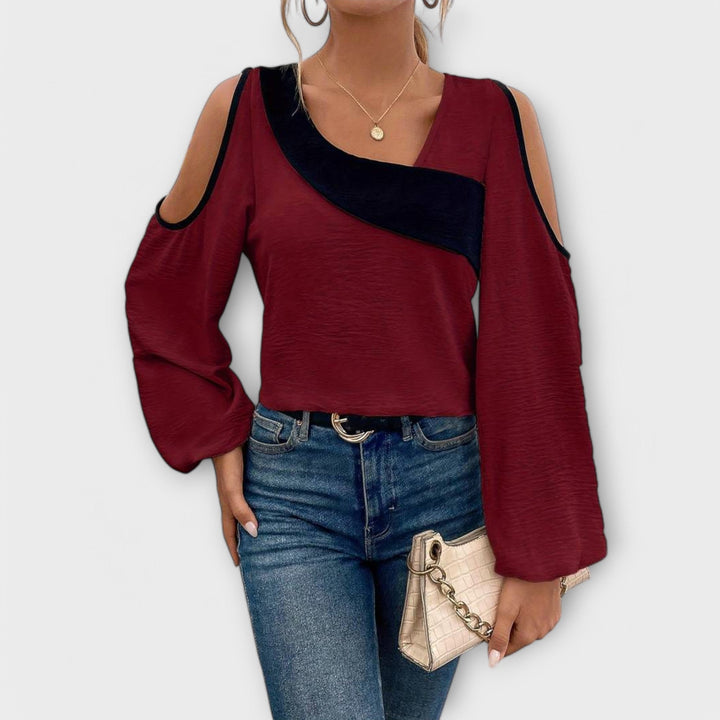 Albertine | Blouse à encolure carrée