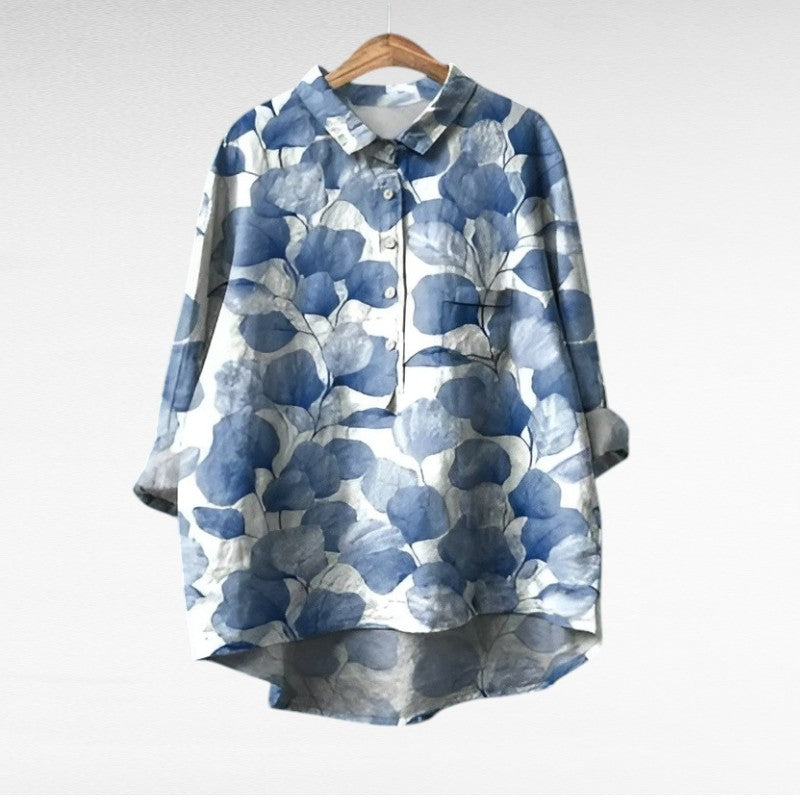 Clara | Blouse en Lin Élégante pour l'Été