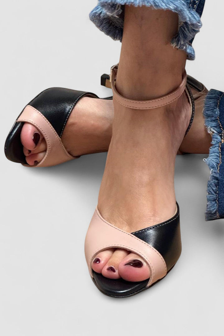 Hortense | Chaussures à talons moyens avec bride de cheville