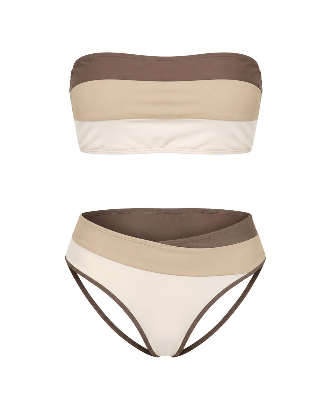 Bikini Colorblock Contrasté