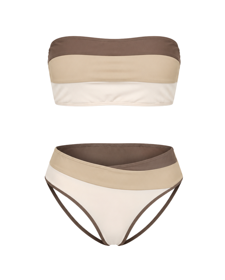Bikini Colorblock Contrasté