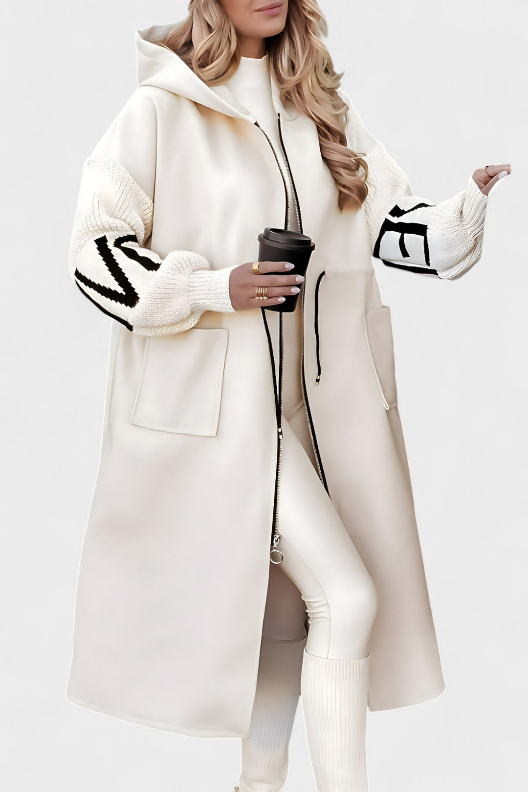 Justine | Cardigan-manteau élégant