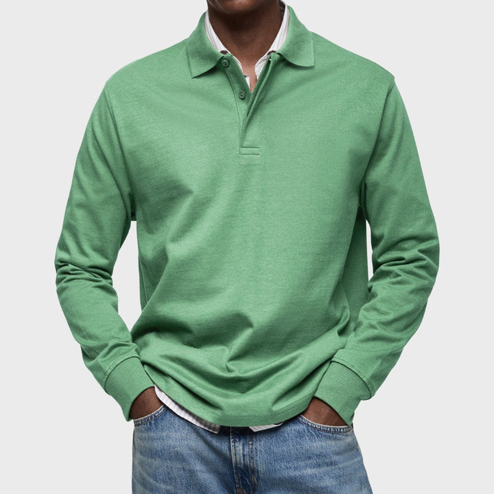 Lucas - Polo de Luxe à Manches Longues