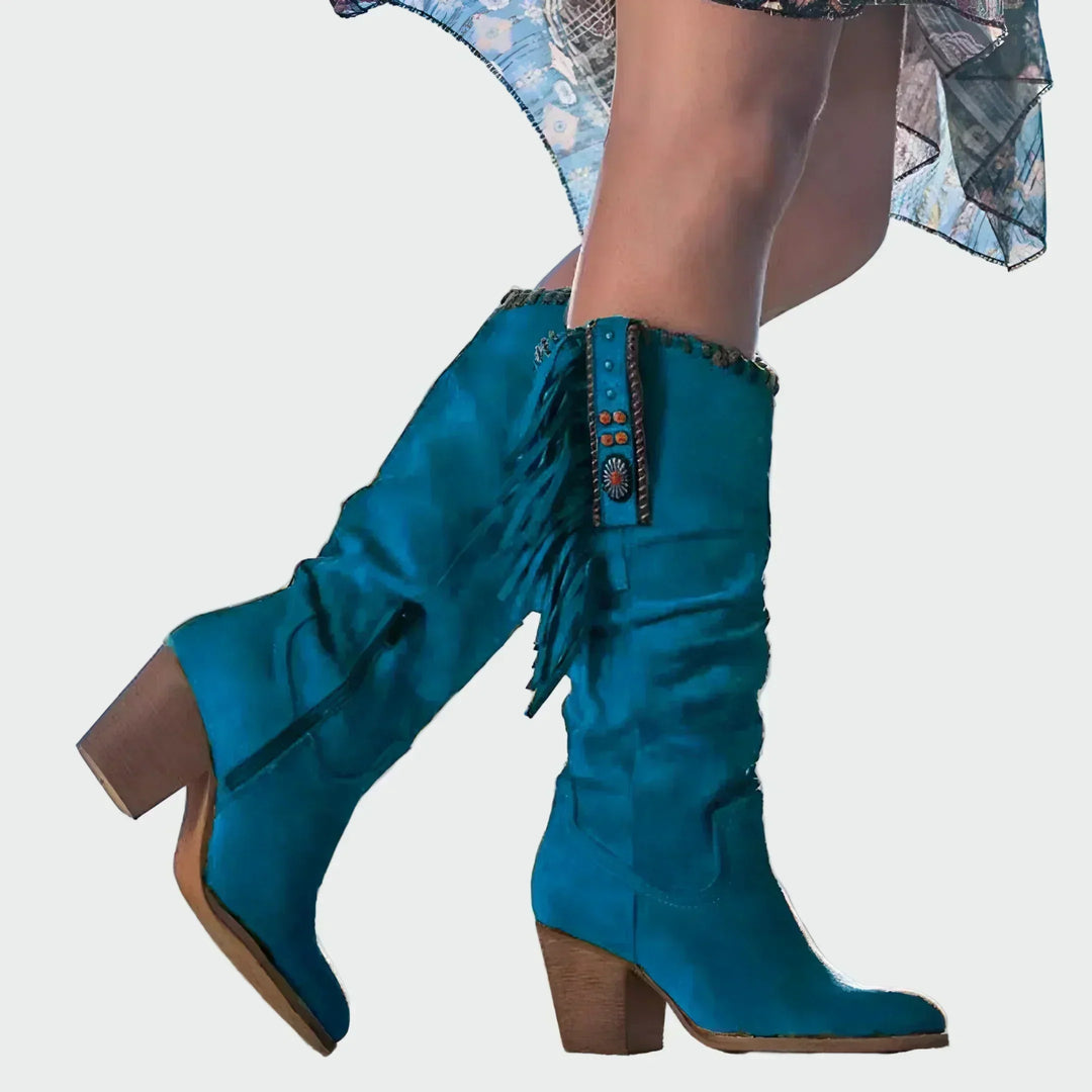Bottes en Cuir Confortables