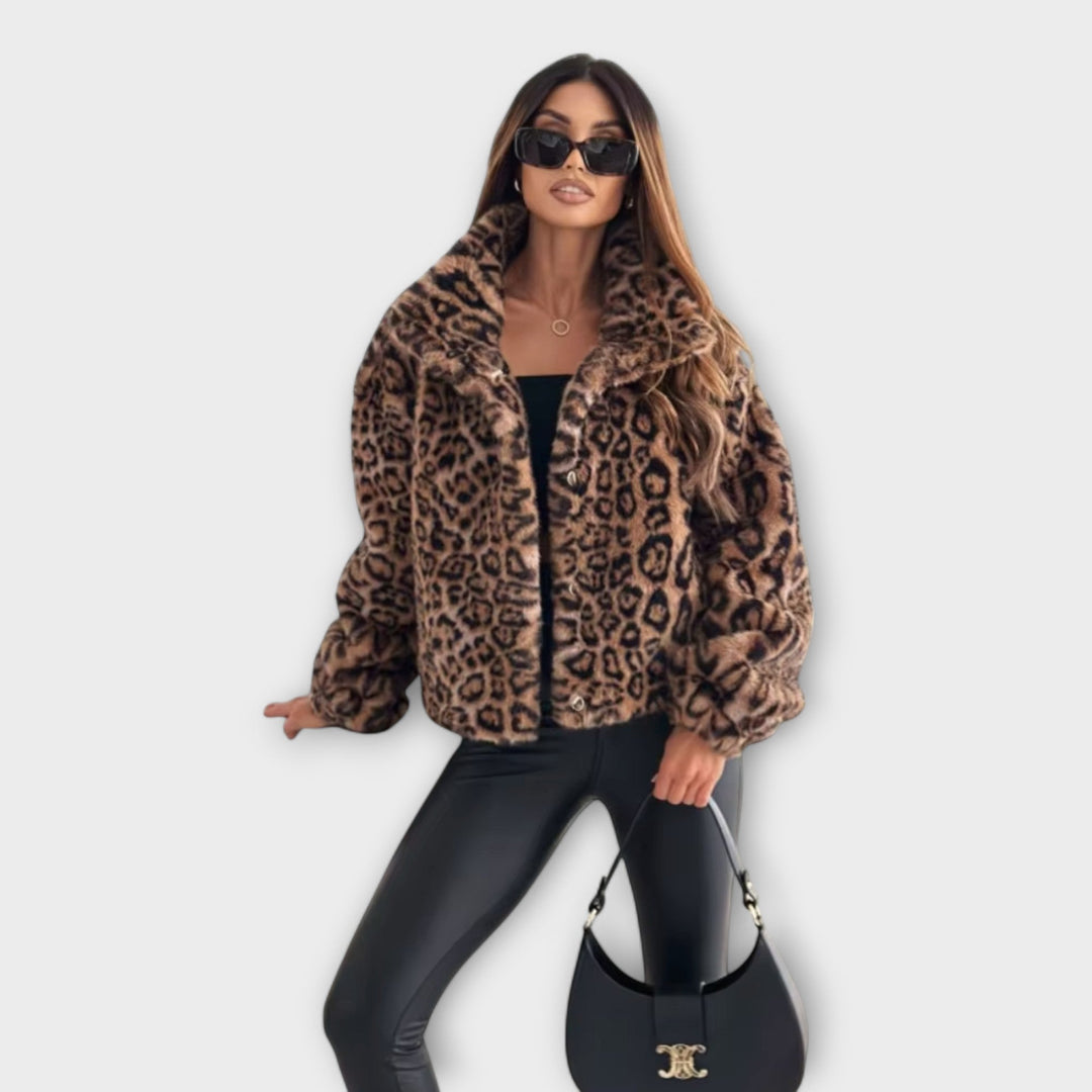 Émilie | Manteau Léopard