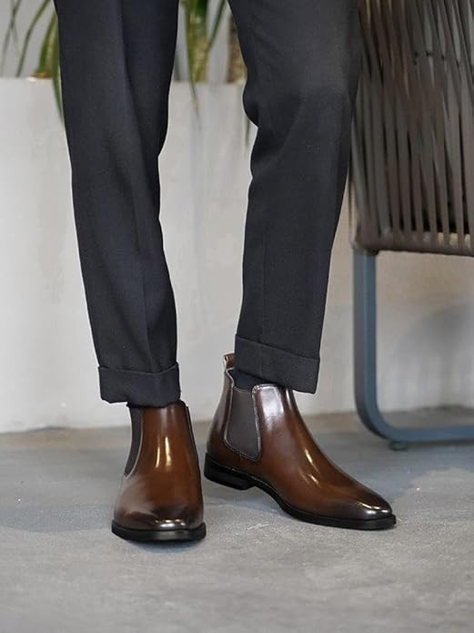 Ulysse - Bottines Chelsea en Cuir