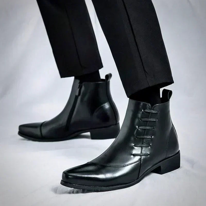 Blanche - Bottes en Cuir Élégantes