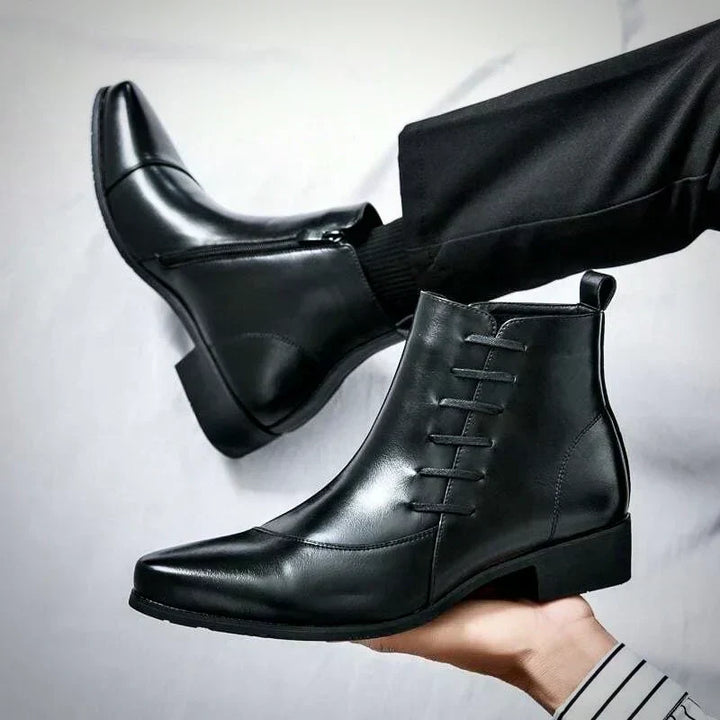 Blanche - Bottes en Cuir Élégantes