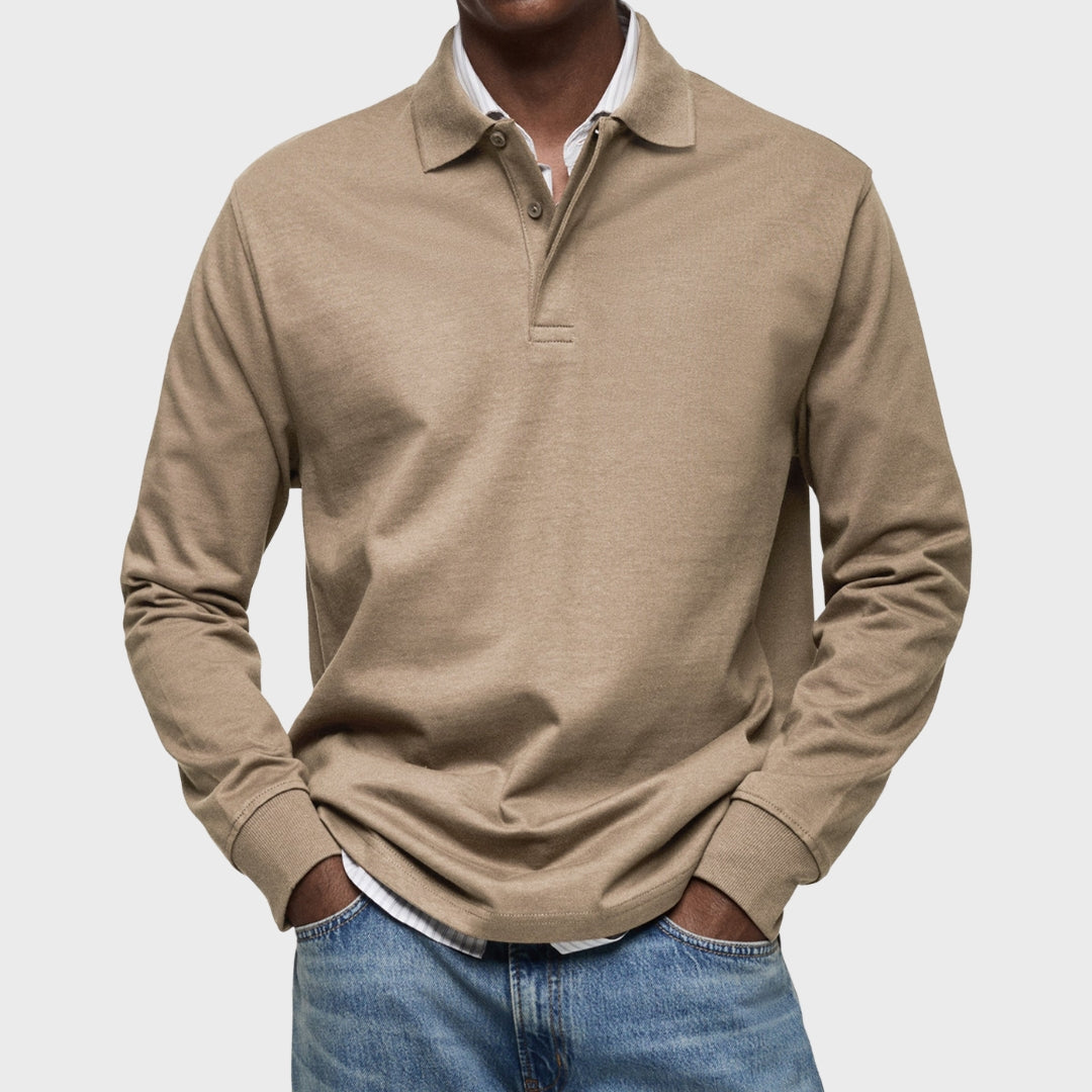 Lucas - Polo de Luxe à Manches Longues