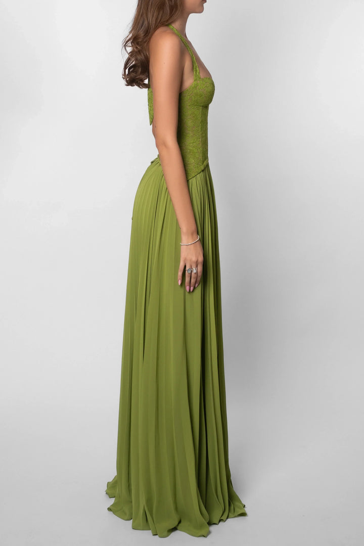 Geneviève | Robe Maxi Verdante