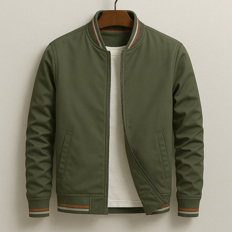Olympe - Veste Bombers Rayée