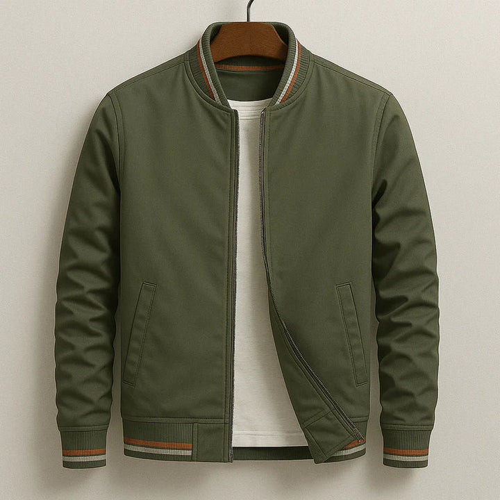 Olympe - Veste Bombers Rayée