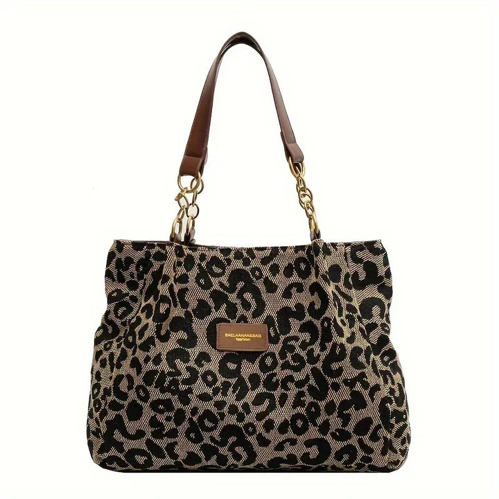 Sac fourre-tout léopard avec imprimé sauvage