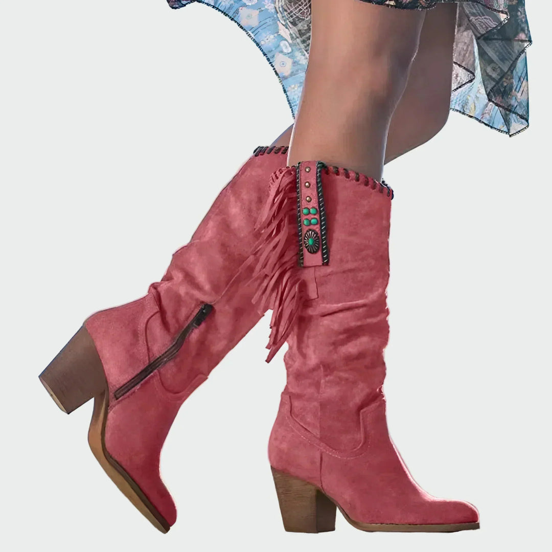 Bottes en Cuir Confortables