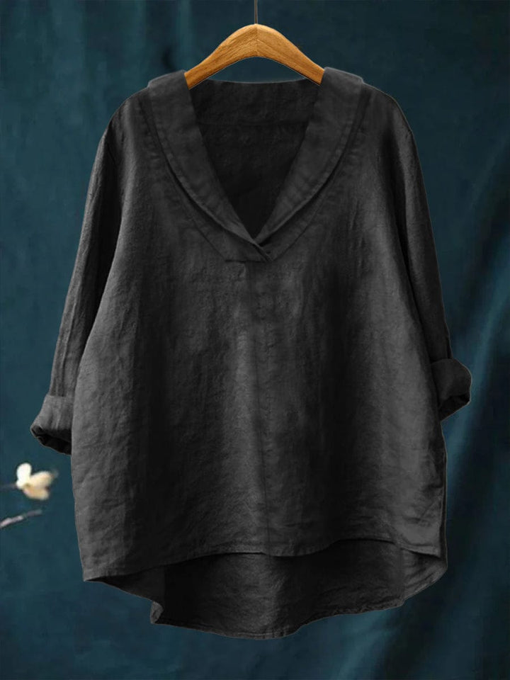 Quiterie | Blouse en Lin Élégante pour l'Été