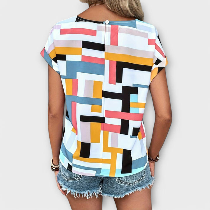 Laure | Blouse à Manches Courtes
